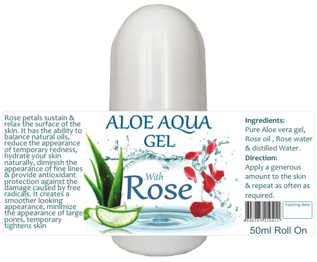 Aloe Aqua Gel With Rose 50ml