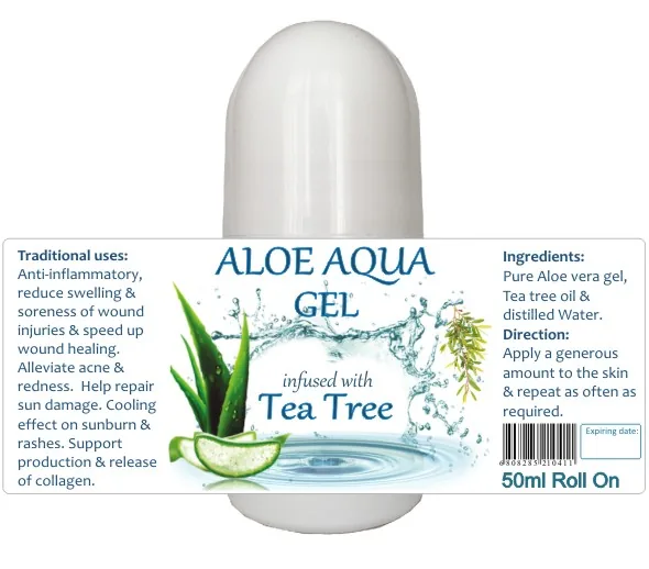 Aloe Aqua Gel With Tea Tree 50ml