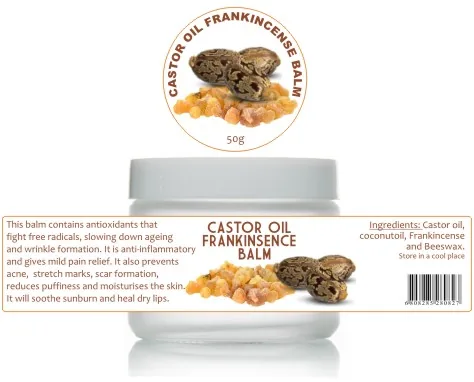 Castor Oil & Frankincense Balm 50g