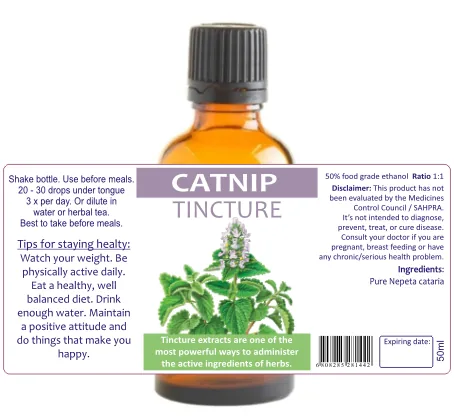 Catnip 60 capsules or 50ml tincture