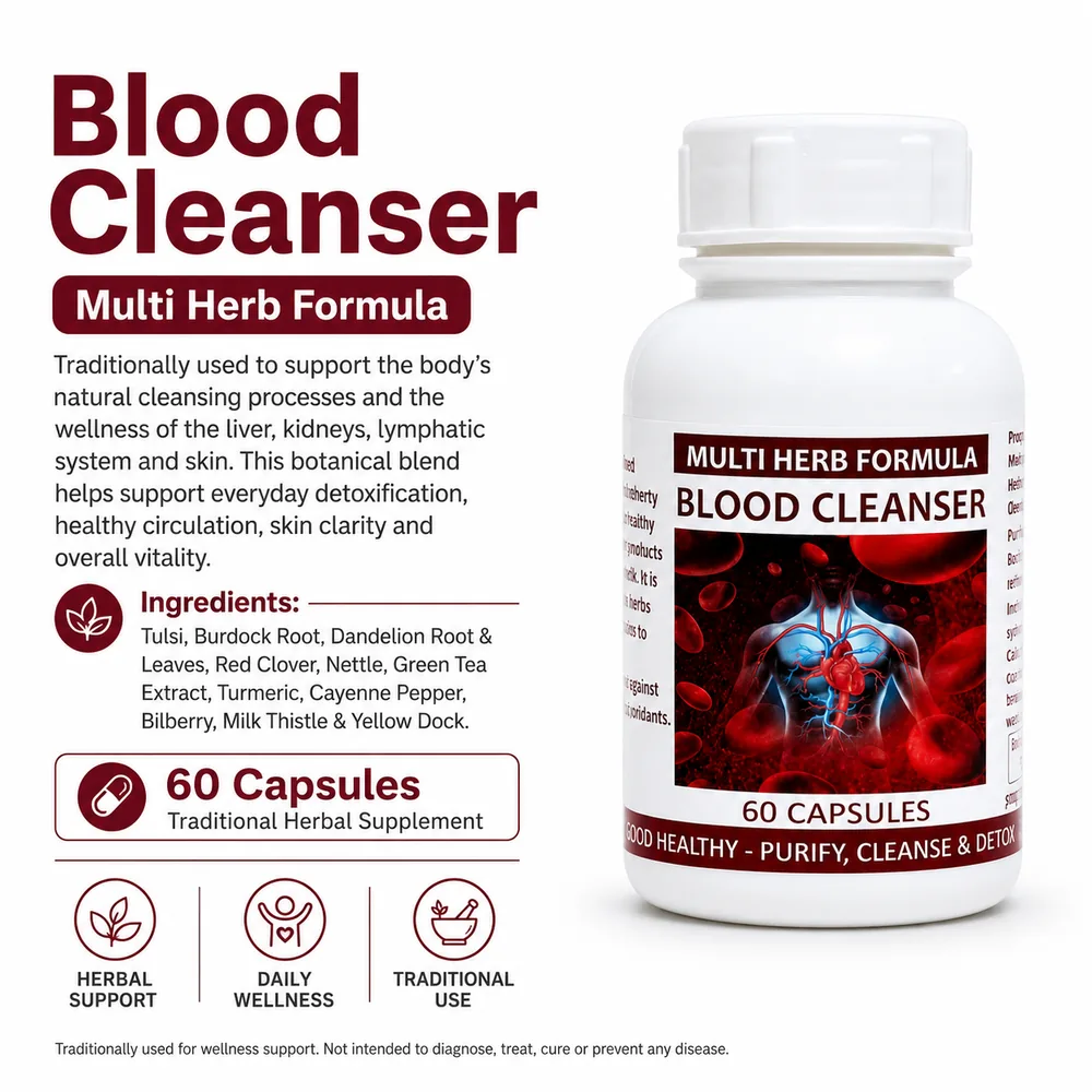 Blood Cleanser 60 caps — info graphic 2