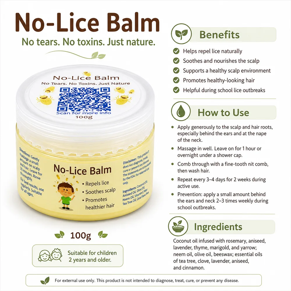 No Lice Balm 100g image 3