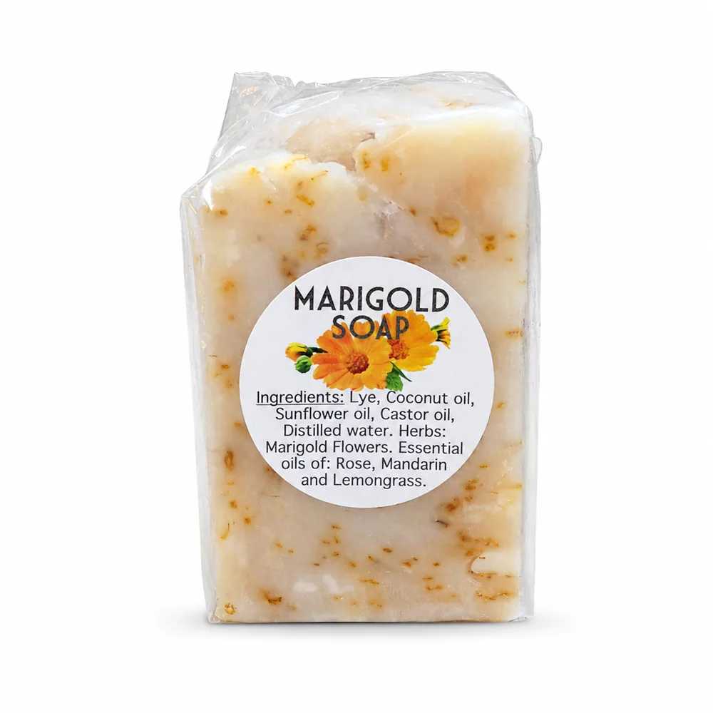 Marigold Rustic Herbal Soap 140g image 2
