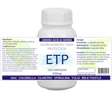 Etp Environmental Toxin Protection 60 capsules image 2