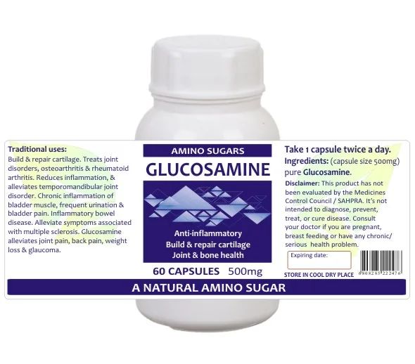 Glucosamine 60 capsules  image 2