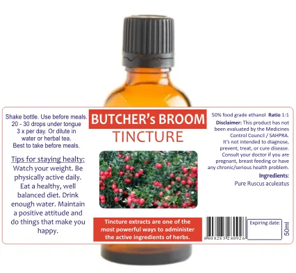 Butcher's Broom — info graphic 2