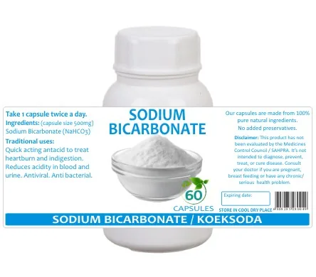 Sodium Bicarbonate 60 capsules image 2