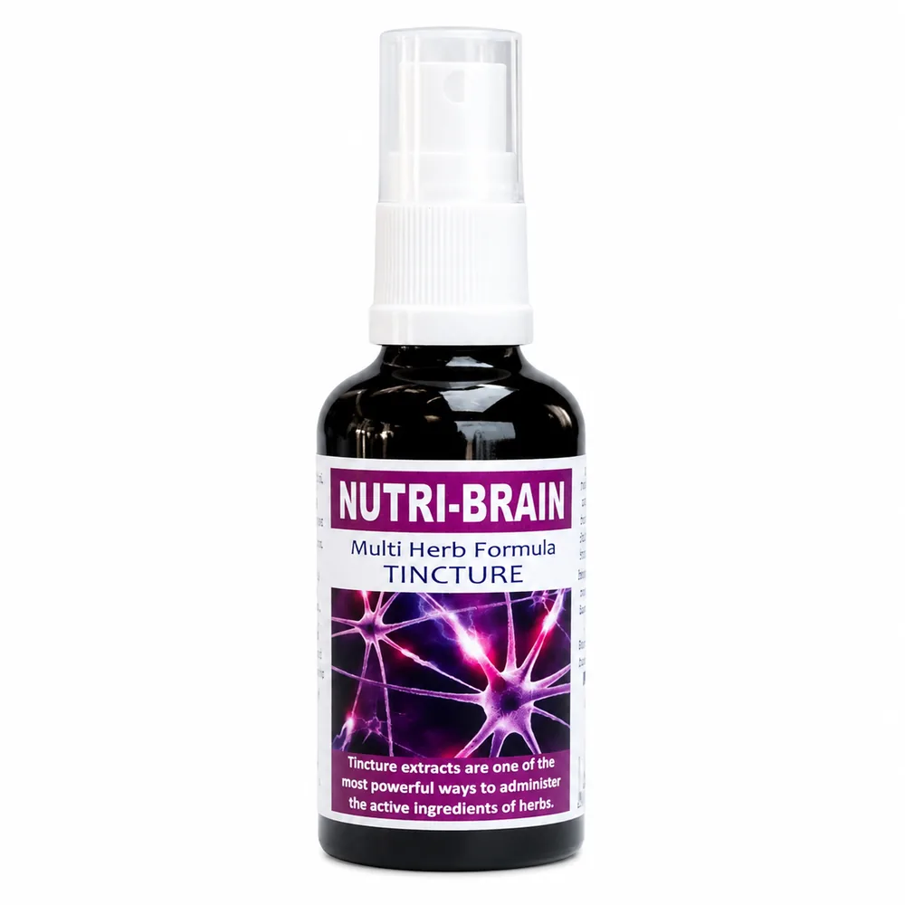 Nutri Brain 50ml tincture or oxymel — info graphic 1