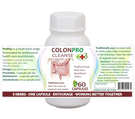 Proplus Colon Cleanse 60 caps image 2