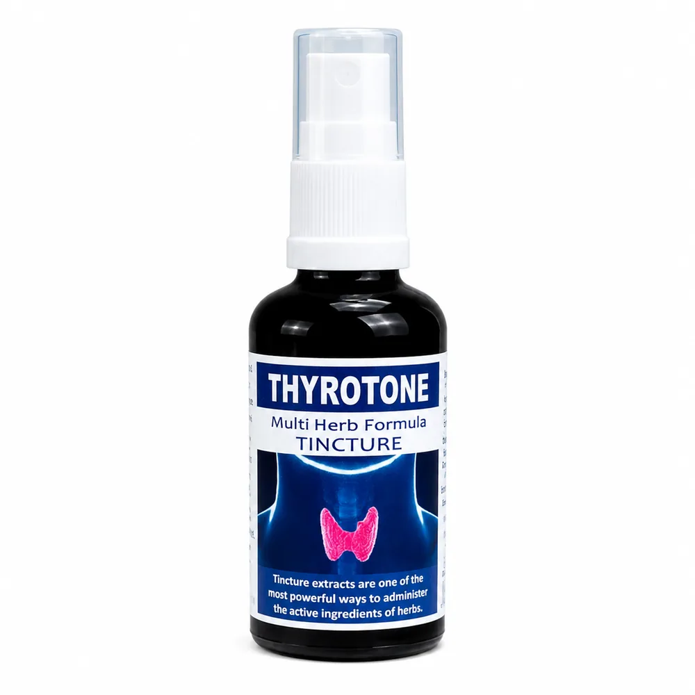 Thyrotone 50ml tincture or oxymel — info graphic 1