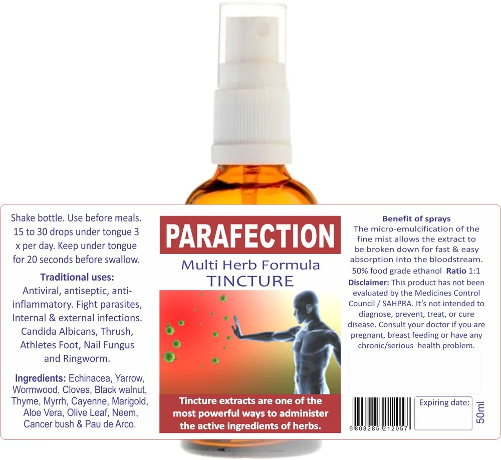 Parafection 50ml tincture or oxymel image 2