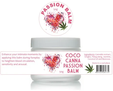 Cococanna Passion Balm 50g — info graphic 1