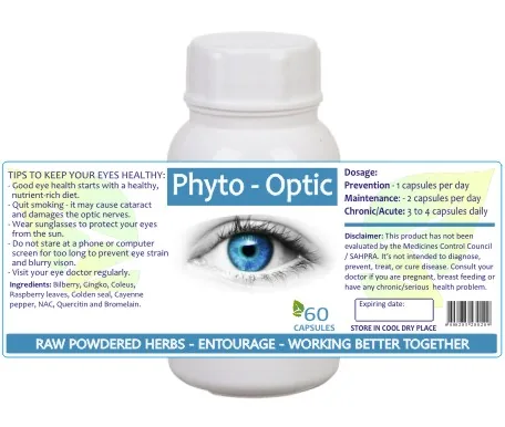 Phyto Optic 60 capsules — info graphic 1