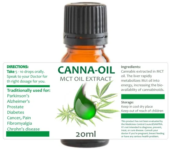 Canna Oil MCT Extract 20ml image 2