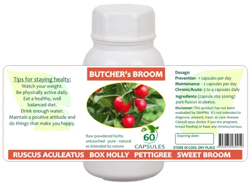 Butcher's Broom — info graphic 1