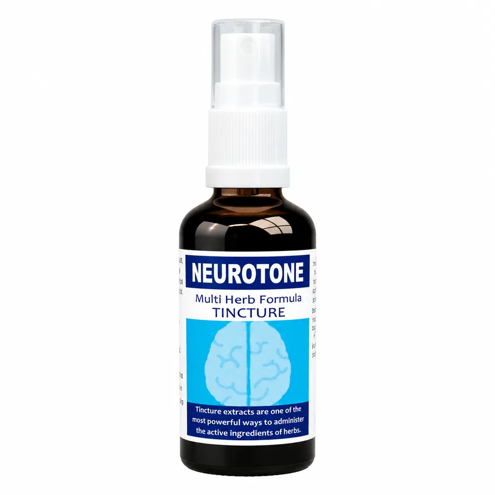 Neurotone 50ml tincture or oxymel — info graphic 1