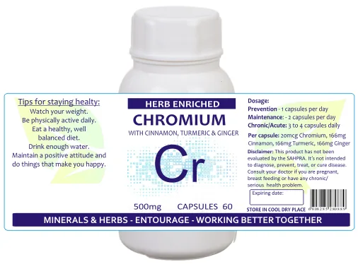 Chromium Herb Enriched 60 capsules image 2