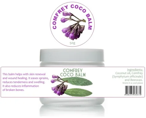 Comfrey Balm 50g — info graphic 1