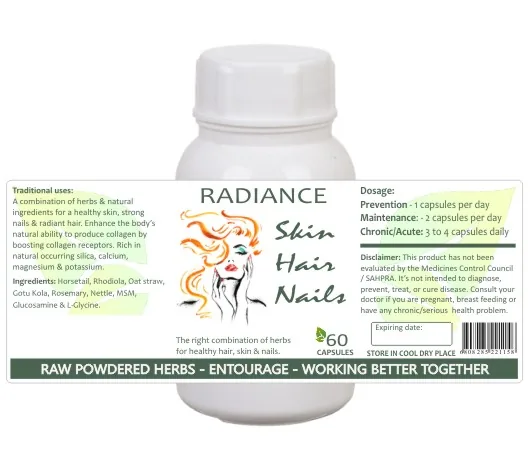 Radiance Capsules 60 caps — info graphic 1