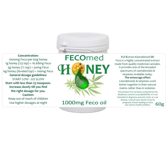 Fecomed Honey 60g Standard  image 2