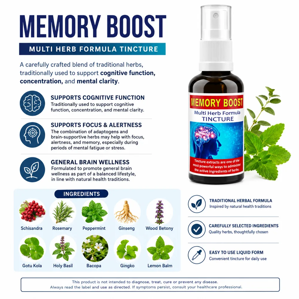 Memory Boost 50ml tincture or oxymel image 4