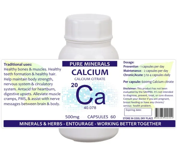 Calcium Citrate 60 capsules  image 2