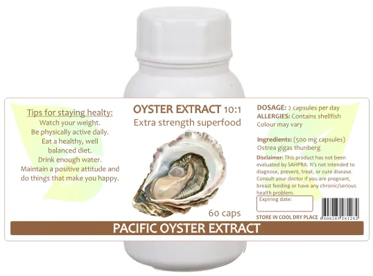 Oyster Extract 10:1 Capsules