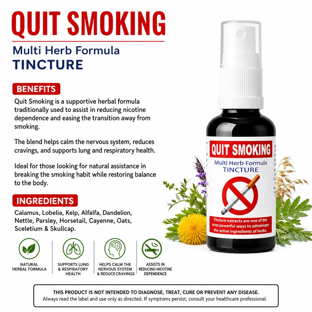 Quit Smoking 50ml tincture or oxymel image 4