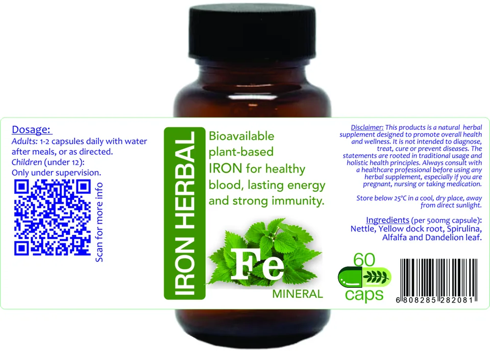 Iron Herbal 60 capsules
