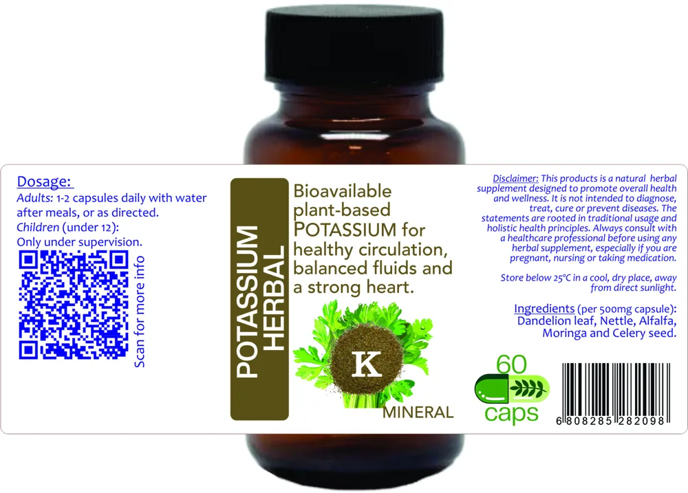 Potassium Herbal 60 capsules