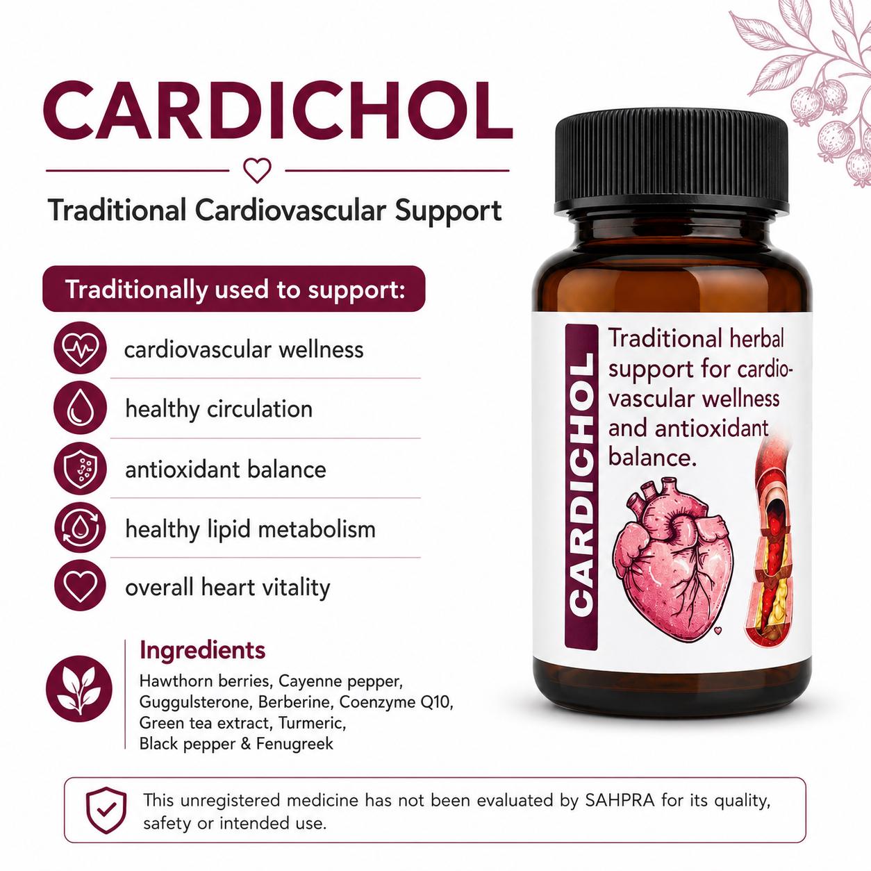 Cardichol 60 caps — info graphic 2
