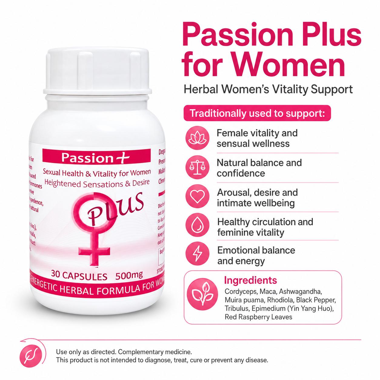 Passion Plus For Women 30 capsules image 3