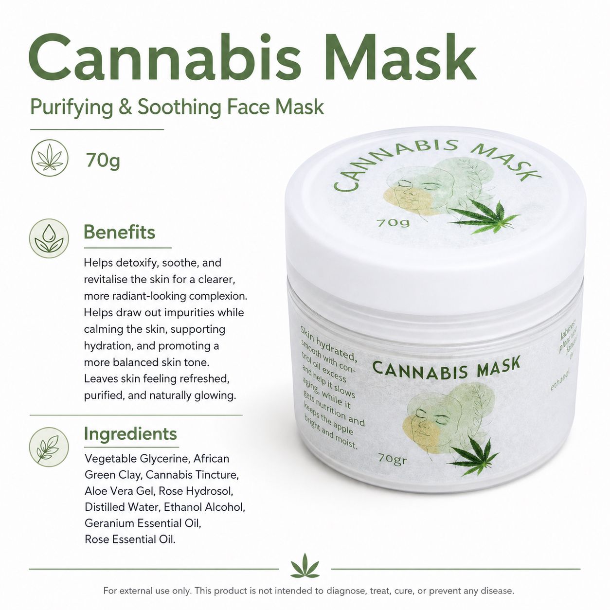 Cannabis Mask 50g image 3