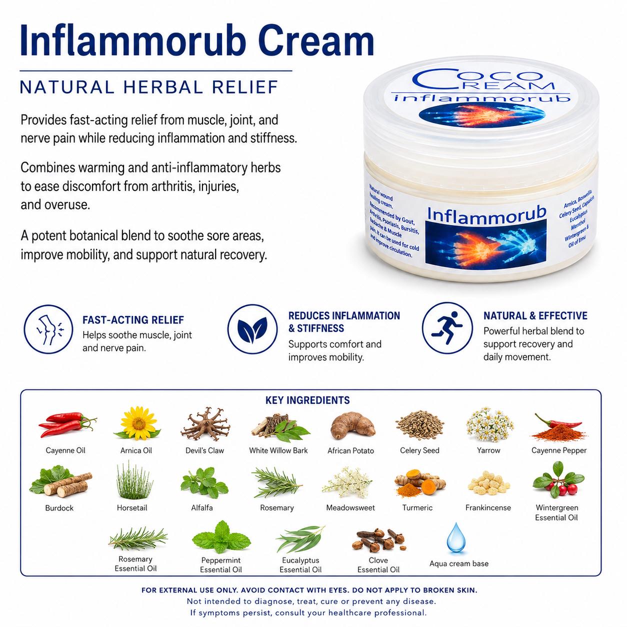 Coco Cream Inflammorub 100g image 3