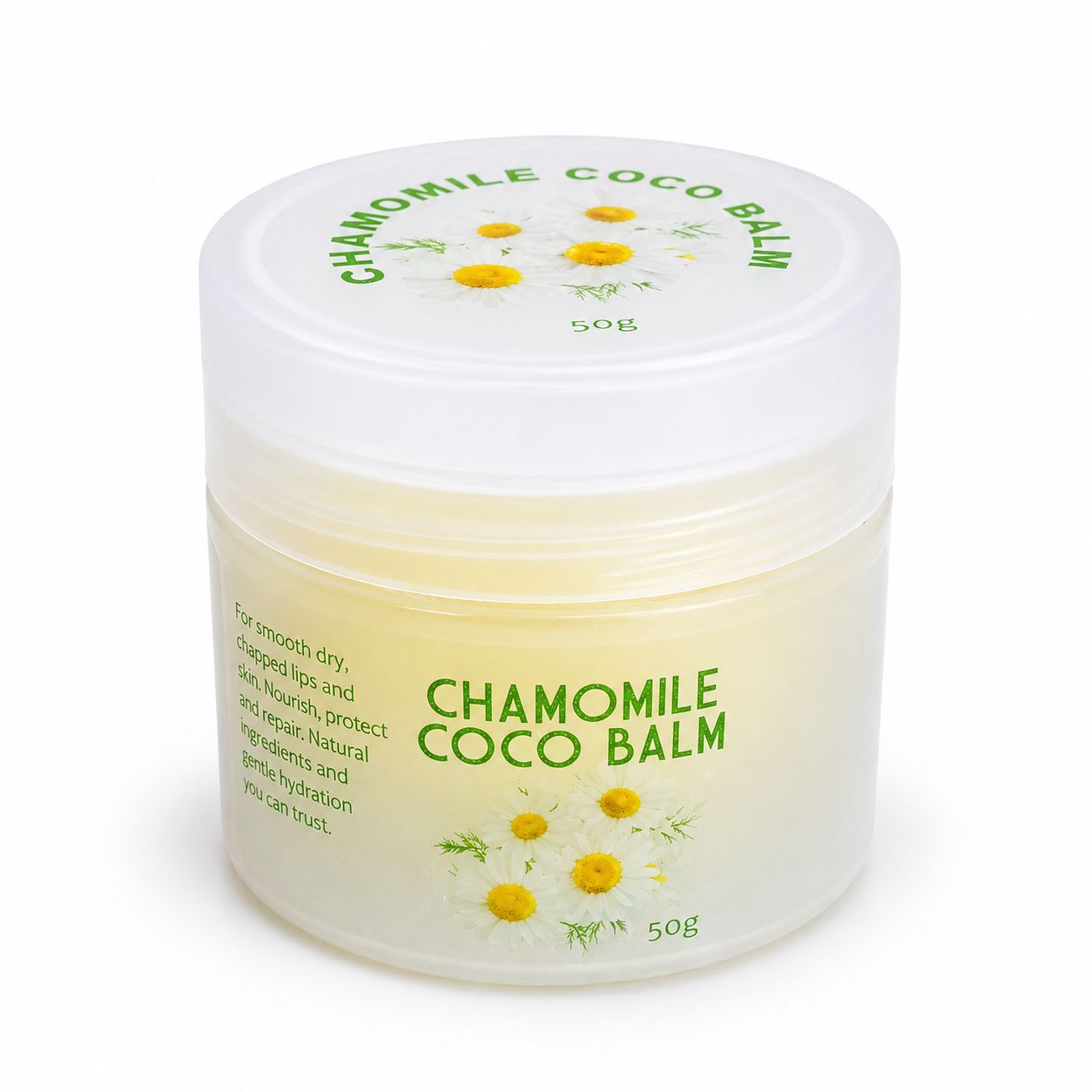 Chamomile Coco Balm 100g — info graphic 1