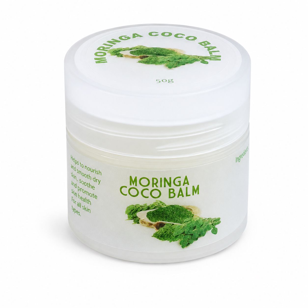 Moringa Balm 50g — info graphic 1