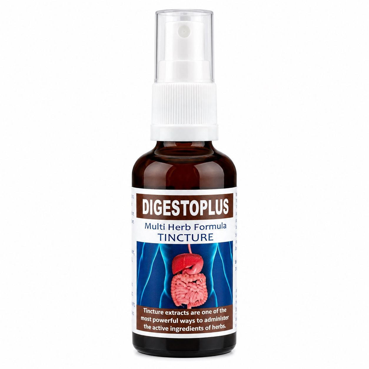 Digestoplus 50 ml tincture or oxymel — info graphic 1