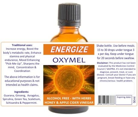 Energize 50 ml tincture or oxymel  image 3