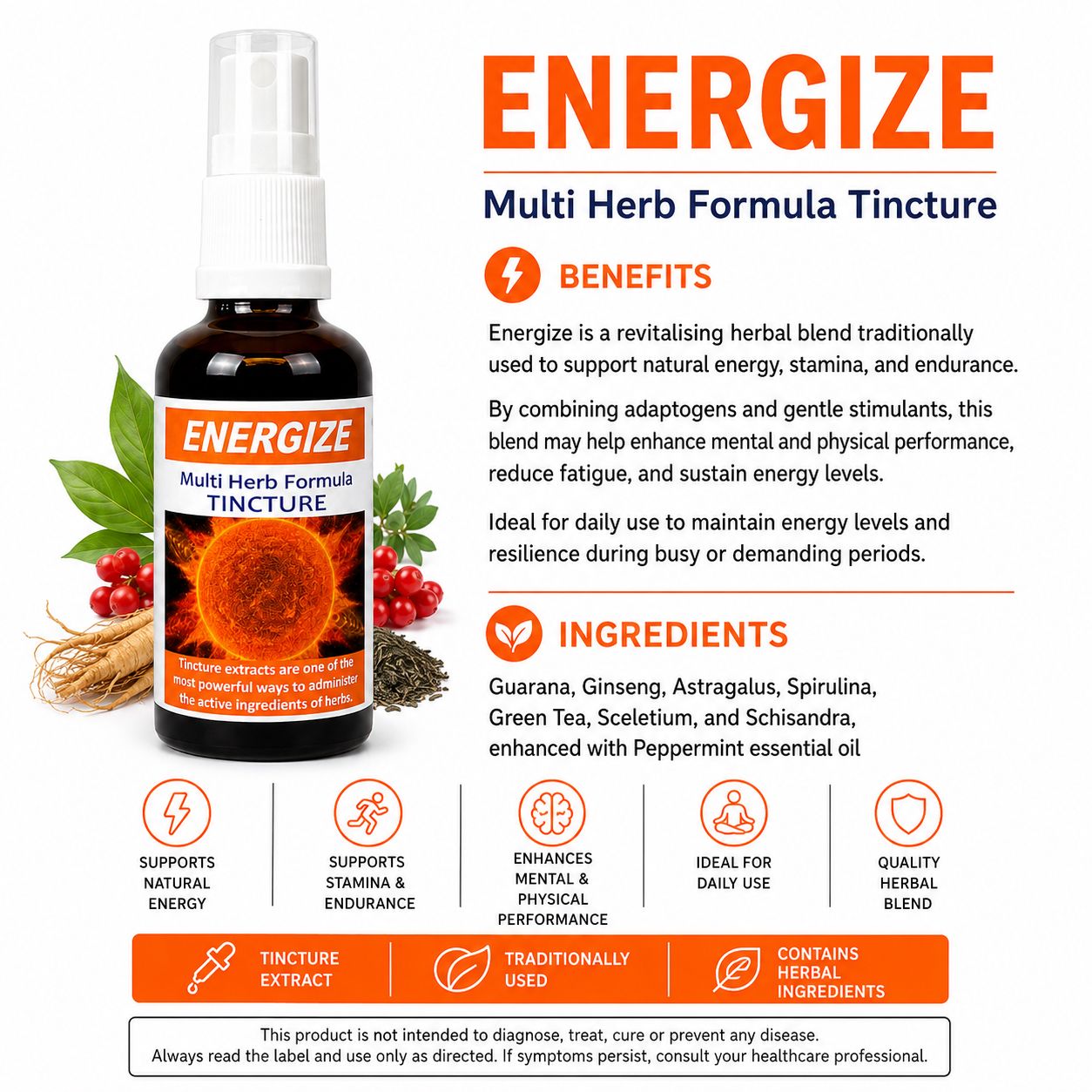 Energize 50 ml tincture or oxymel  image 4