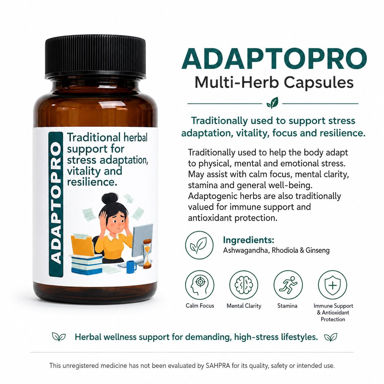 Adaptopro 60 capsules  image 3