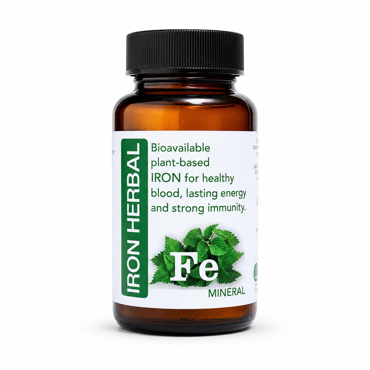 Iron Herbal 60 capsules — info graphic 1