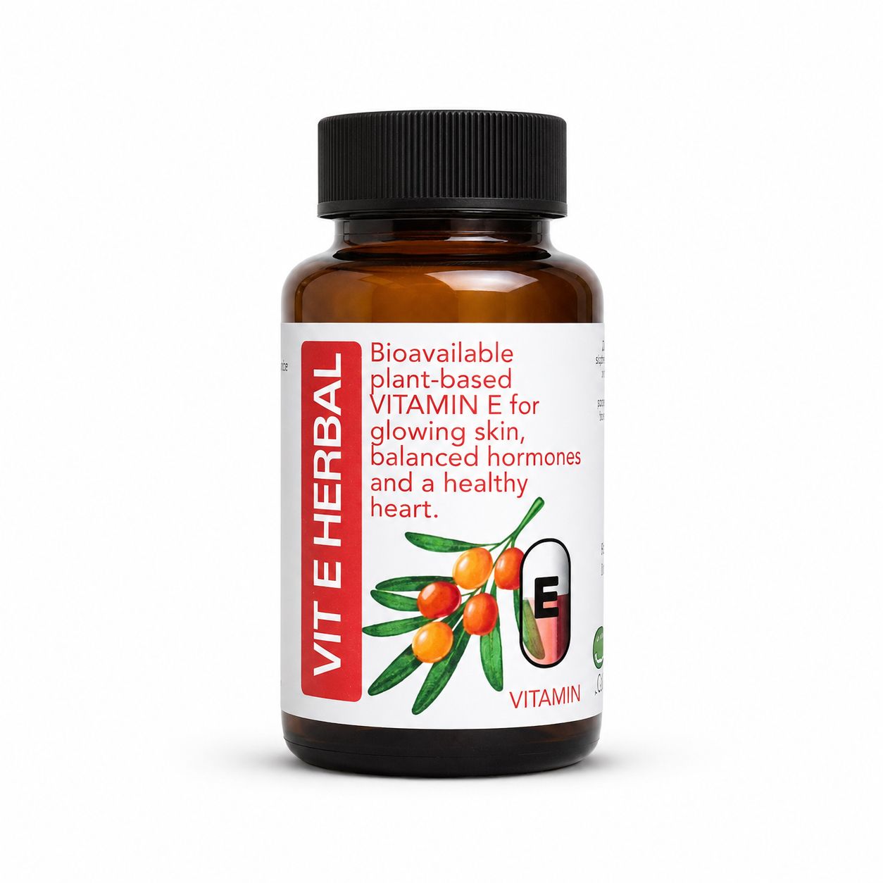 Vitamin E Herbal 60 capsules — info graphic 1