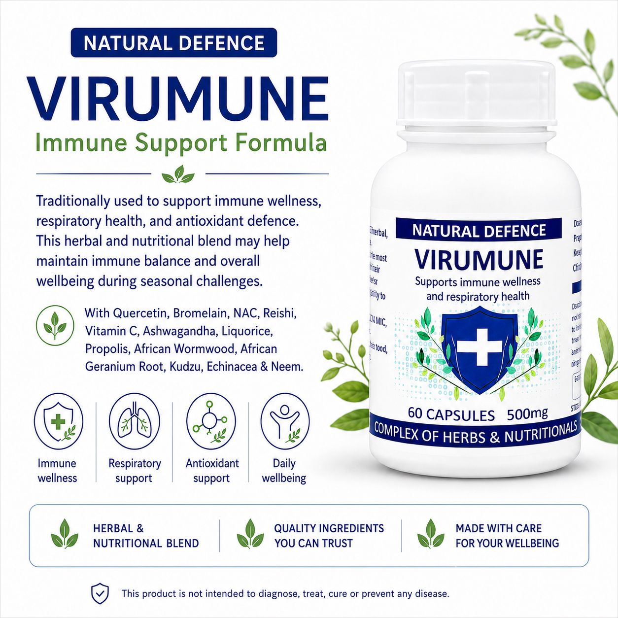 Virumune 60 capsules image 3