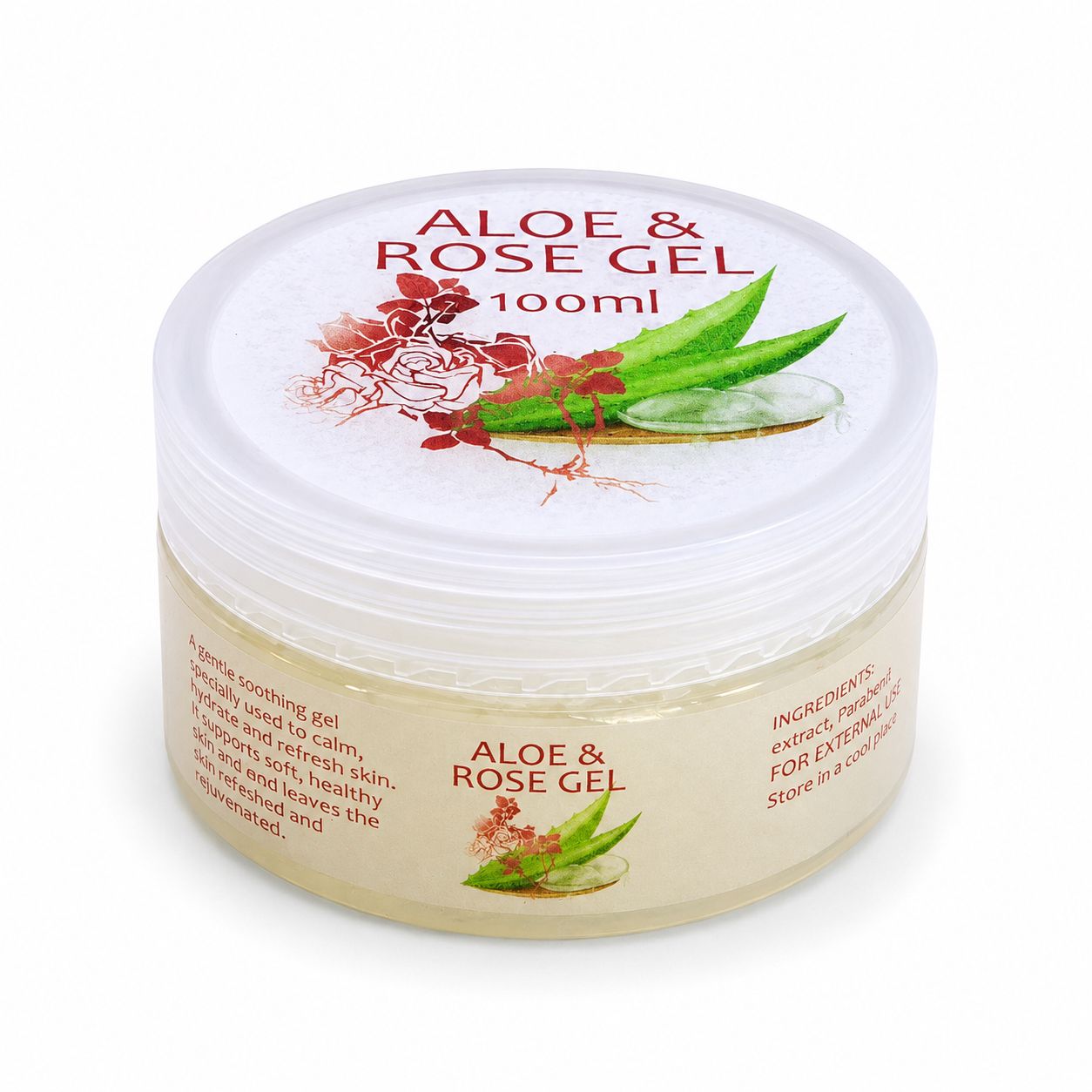 Aloe Aqua Gel With Rose 50ml image 2