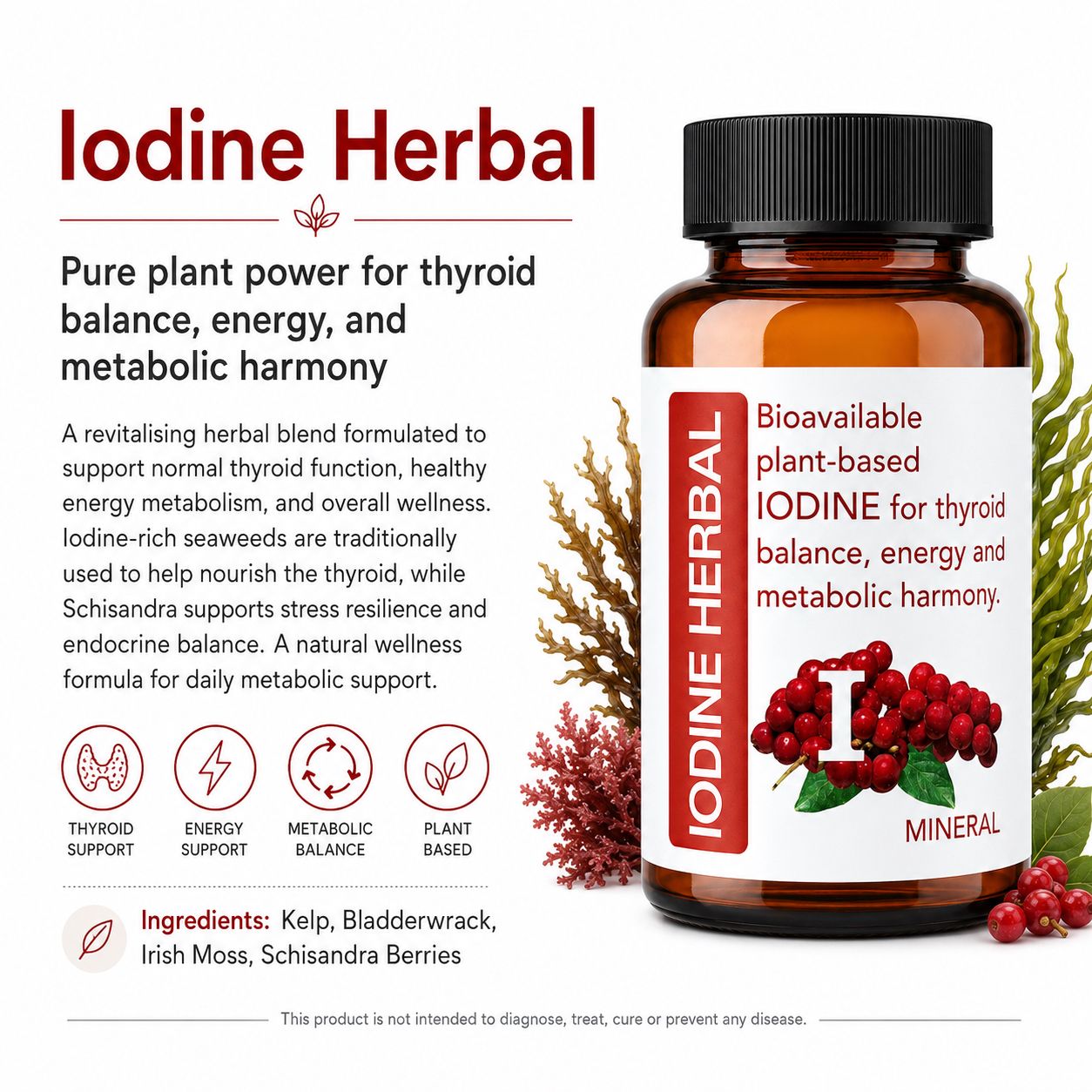 Iodine Herbal 60 capsules