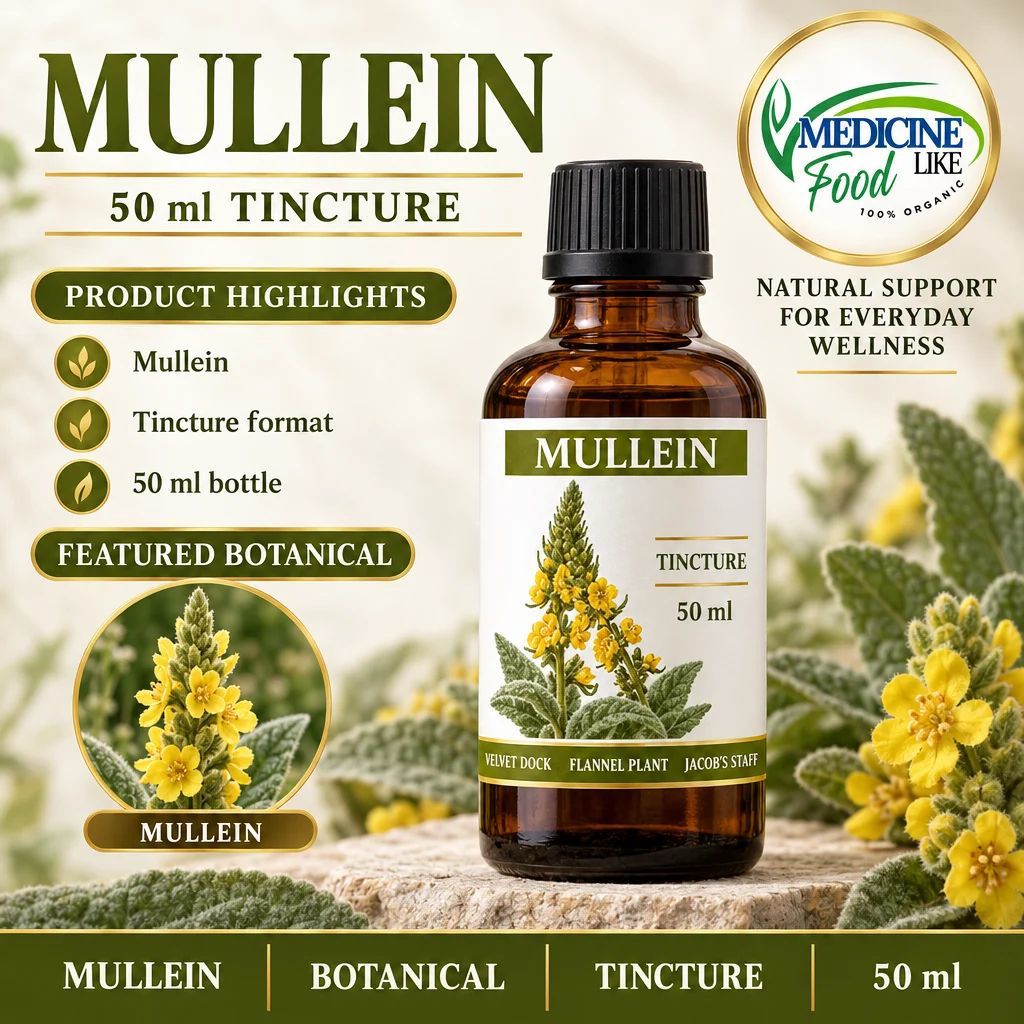 Mullein Tincture — Medicine Like Food